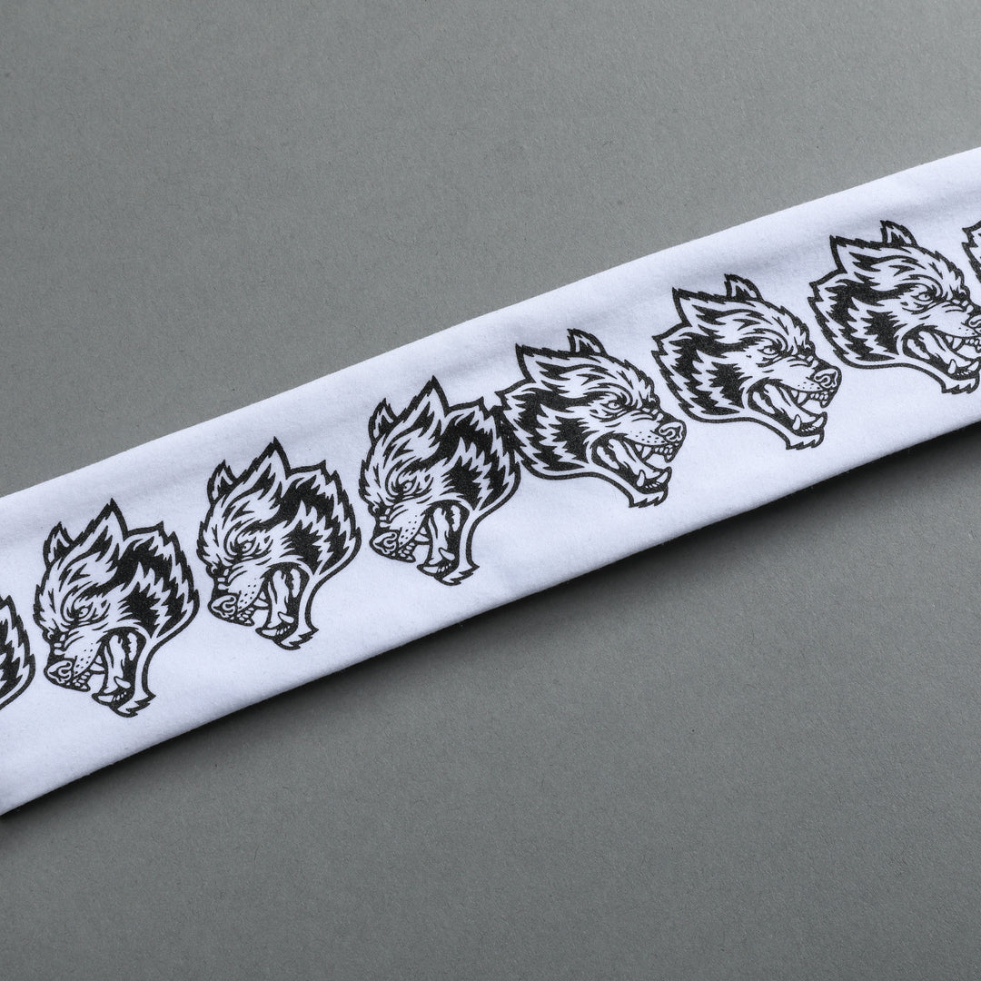 Wolves Forever Energy Headband in White