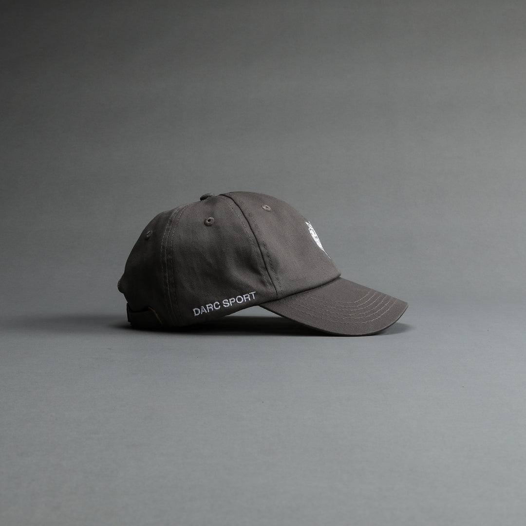 Wolf Head Dad Hat in Wolf Gray