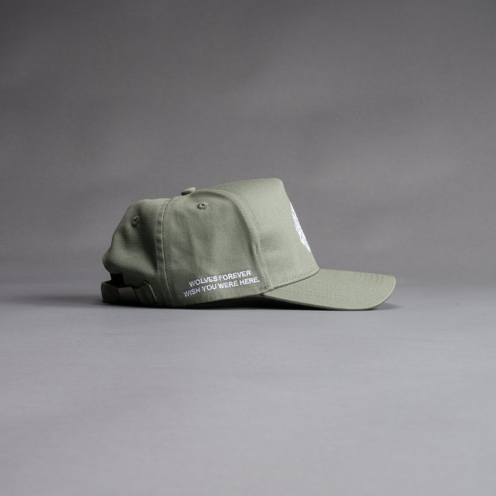 Forged 5 Panel Hat in Owen Green