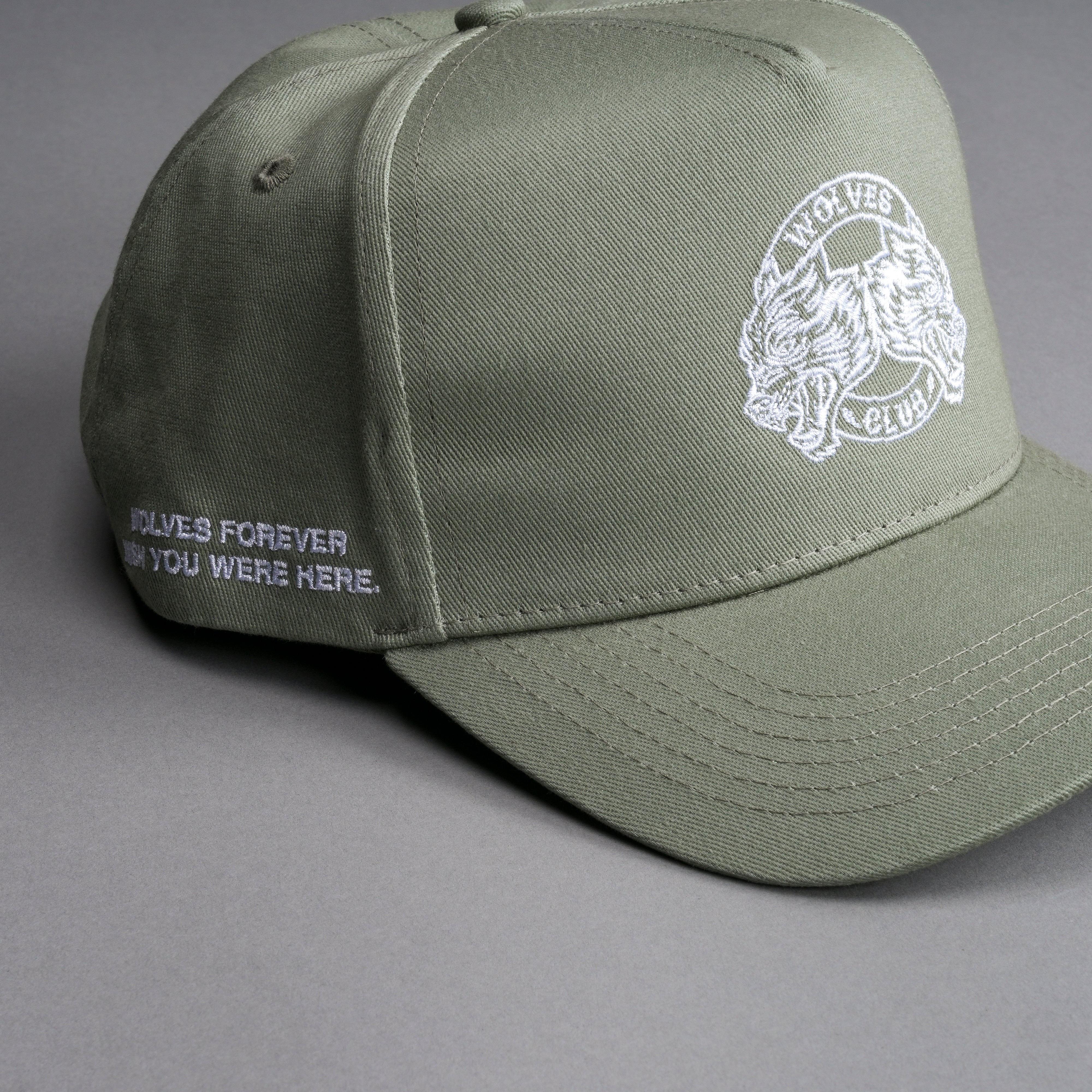 Forged 5 Panel Hat in Owen Green