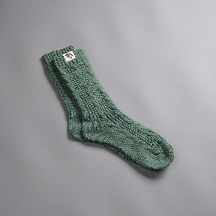 Wolf Patch Evey Socks in Rosemary
