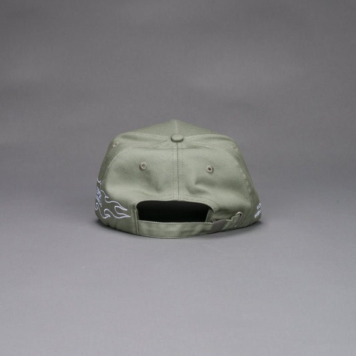 Forged 5 Panel Hat in Owen Green