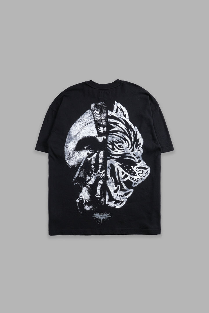 Born In It V2 "Premium" Oversized Tee in Black