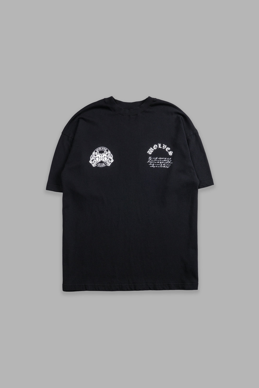 Born In It V2 "Premium" Oversized Tee in Black