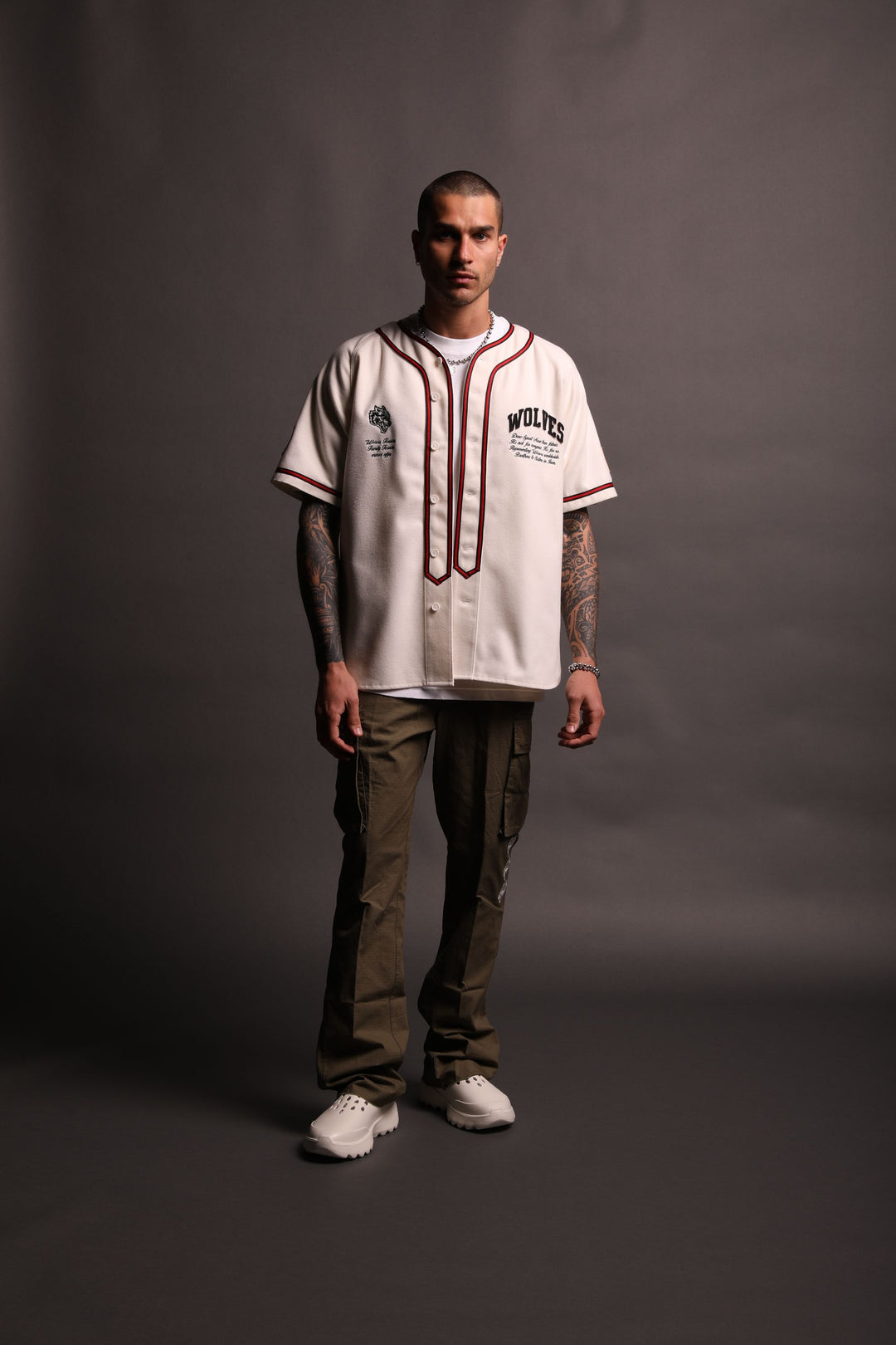 Our Way Heritage Baseball Jersey in Cream