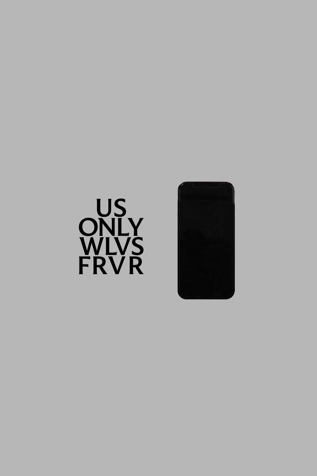 Us Small Vinyl Decal in Black