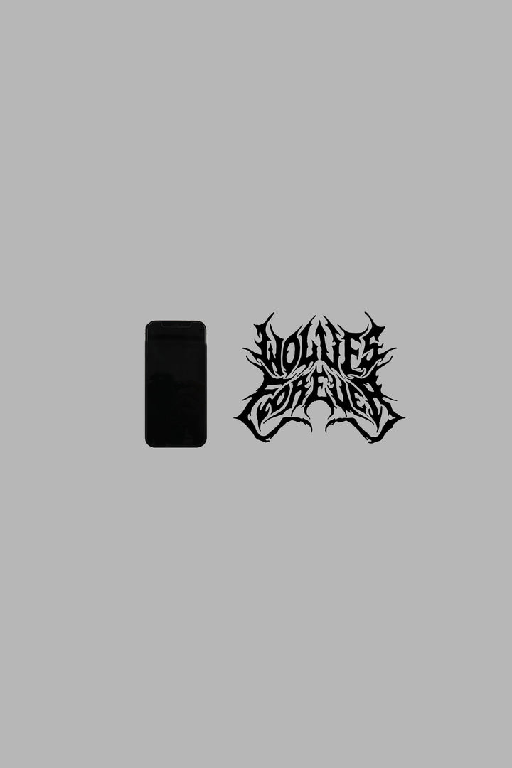 Metal Decal in Black