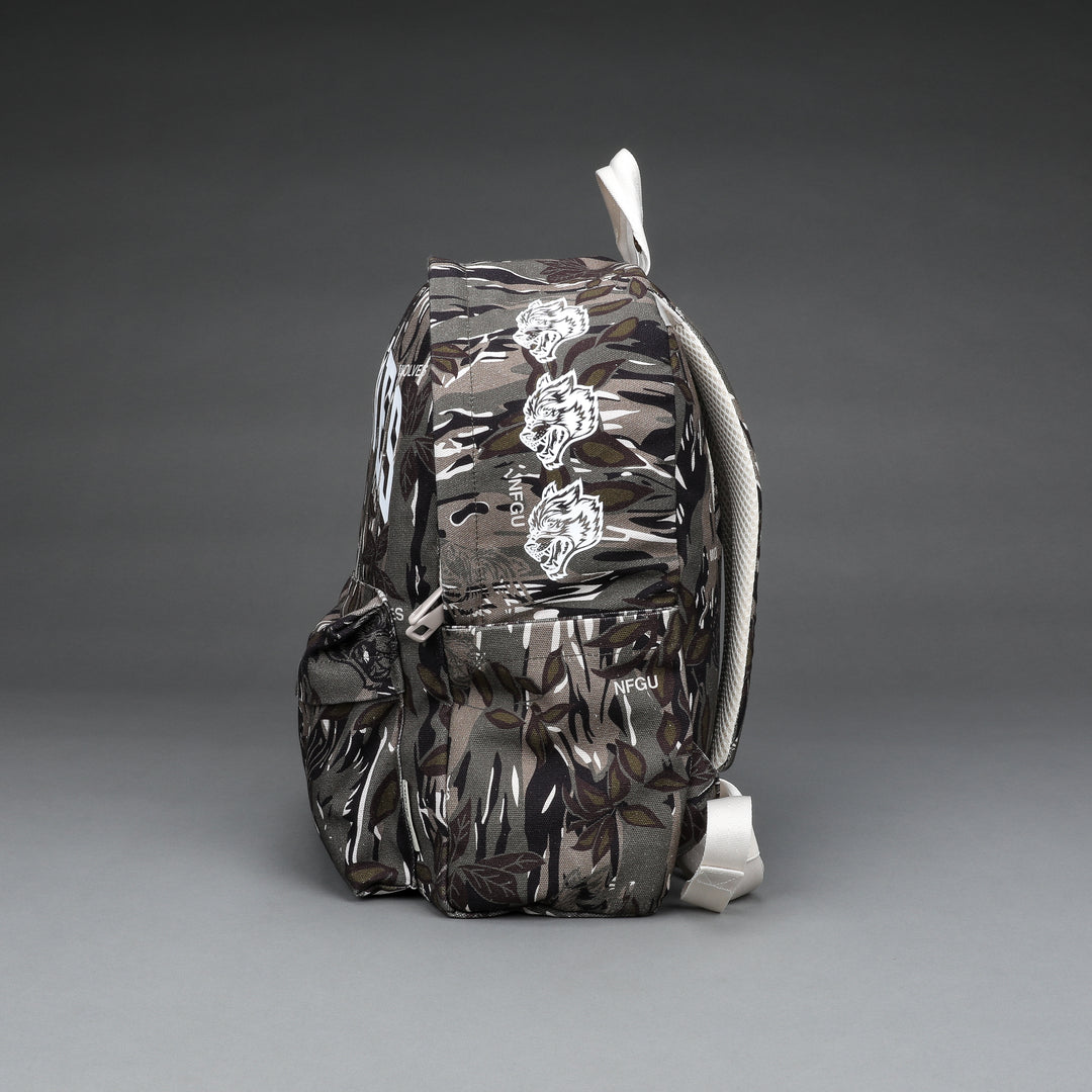 Wolves Everyday Backpack in Darc Coffee Norse Camo