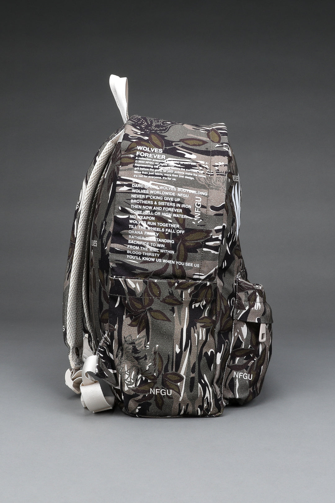 Wolves Everyday Backpack in Darc Coffee Norse Camo