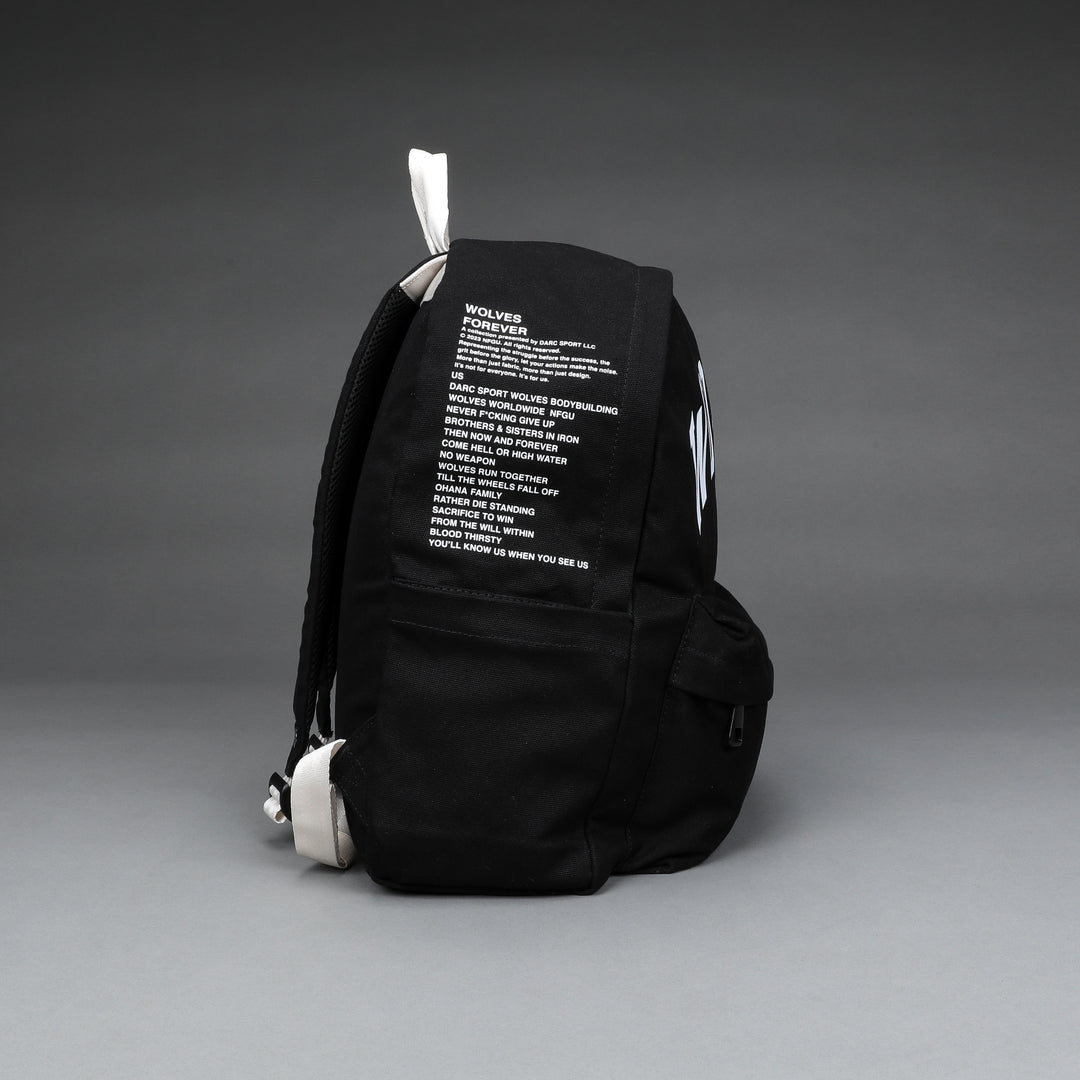 Wolves Everyday Backpack in Black/Tan
