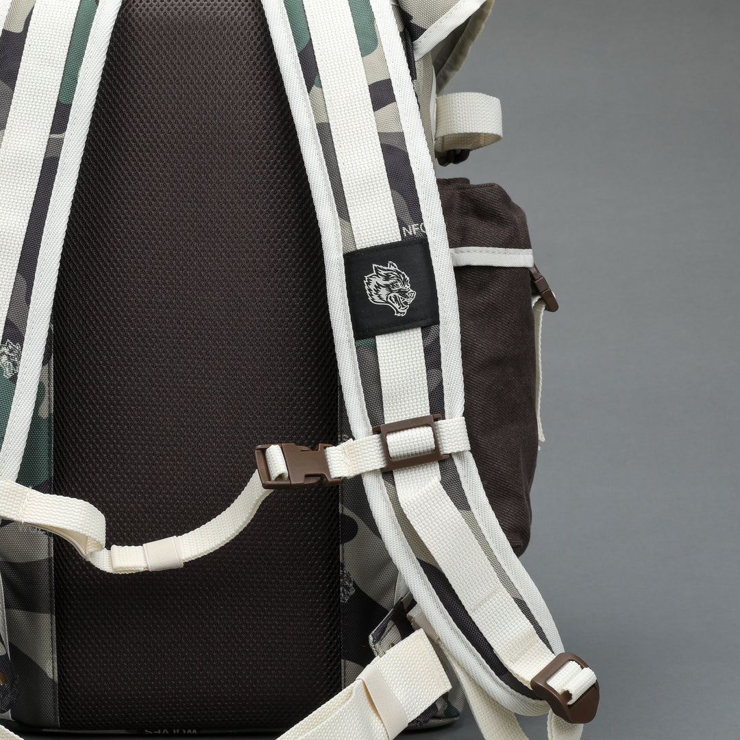 Wolves Club Traveler Backpack in Wolf Woodland Camo