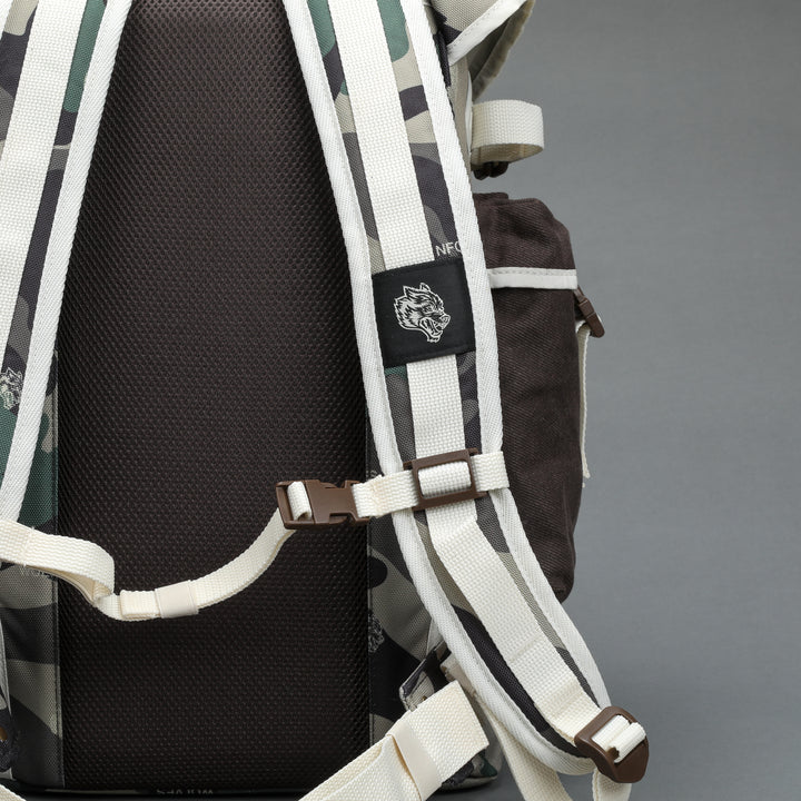 Wolves Club Traveler Backpack in Wolf Woodland Camo