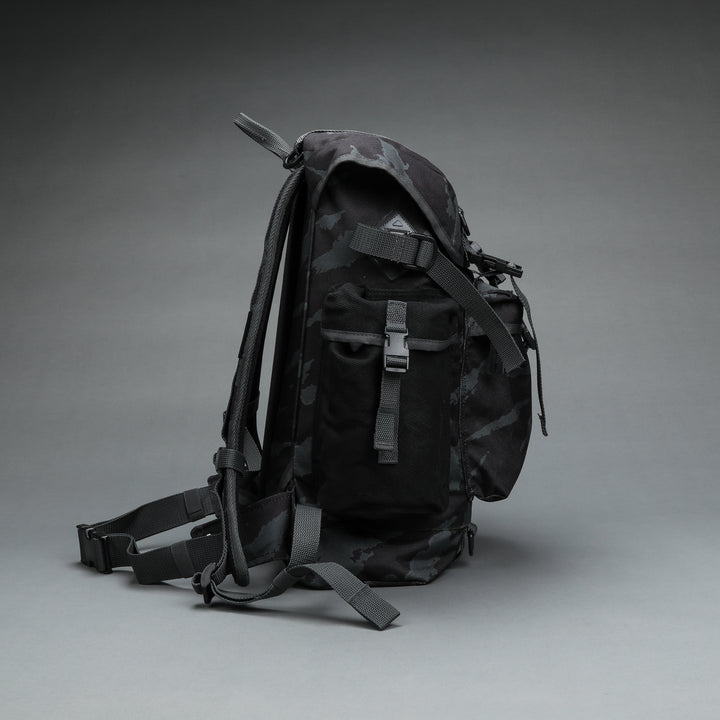 Wolves Club Traveler Backpack in Black Native Camo