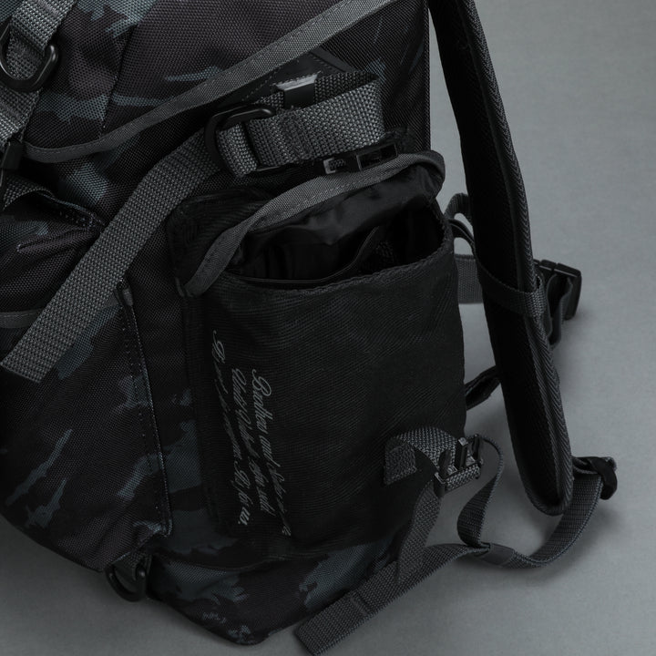 Wolves Club Traveler Backpack in Black Native Camo