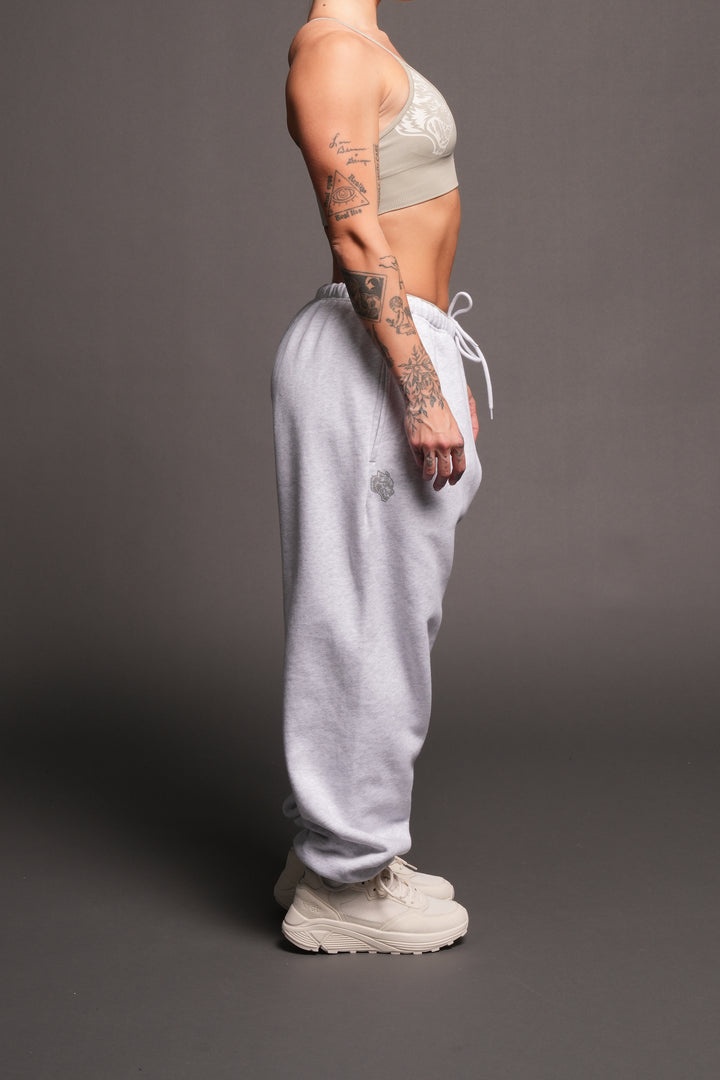 Dual Lightweight Lounger Sweat Pants In Super Light Athletic Gray
