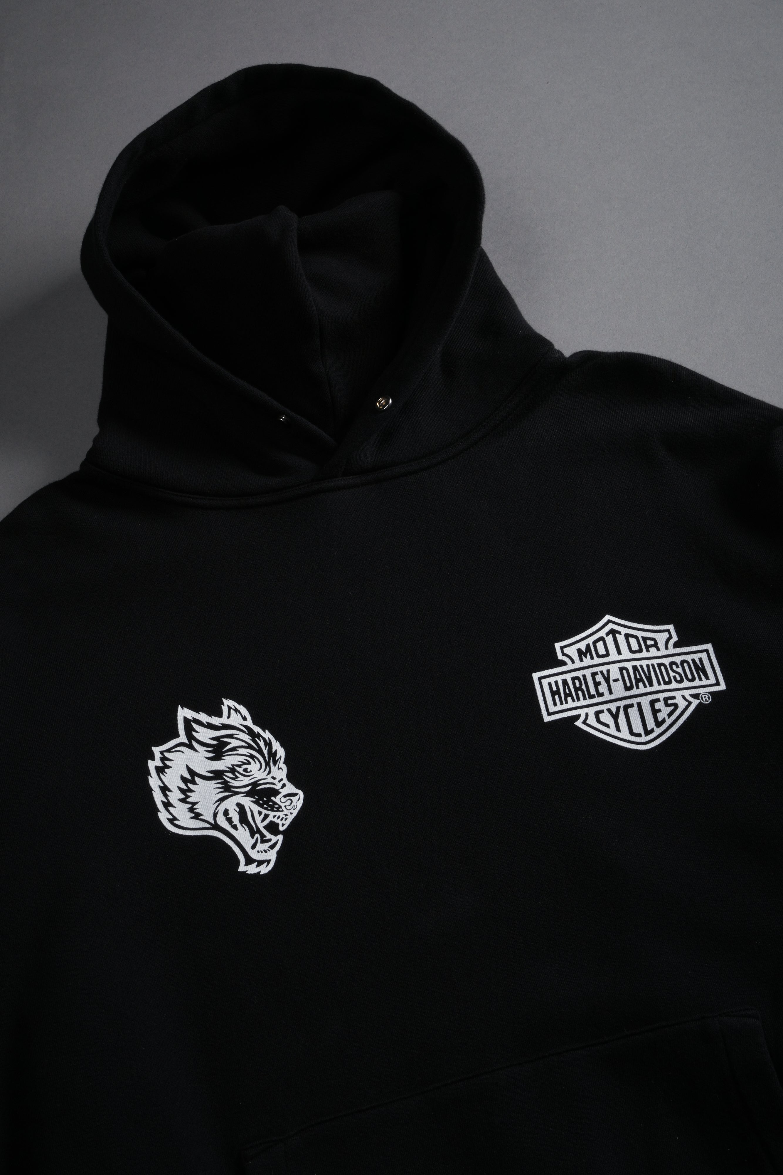 Harley-Davidson Wolves "Pierce" Hoodie in Black