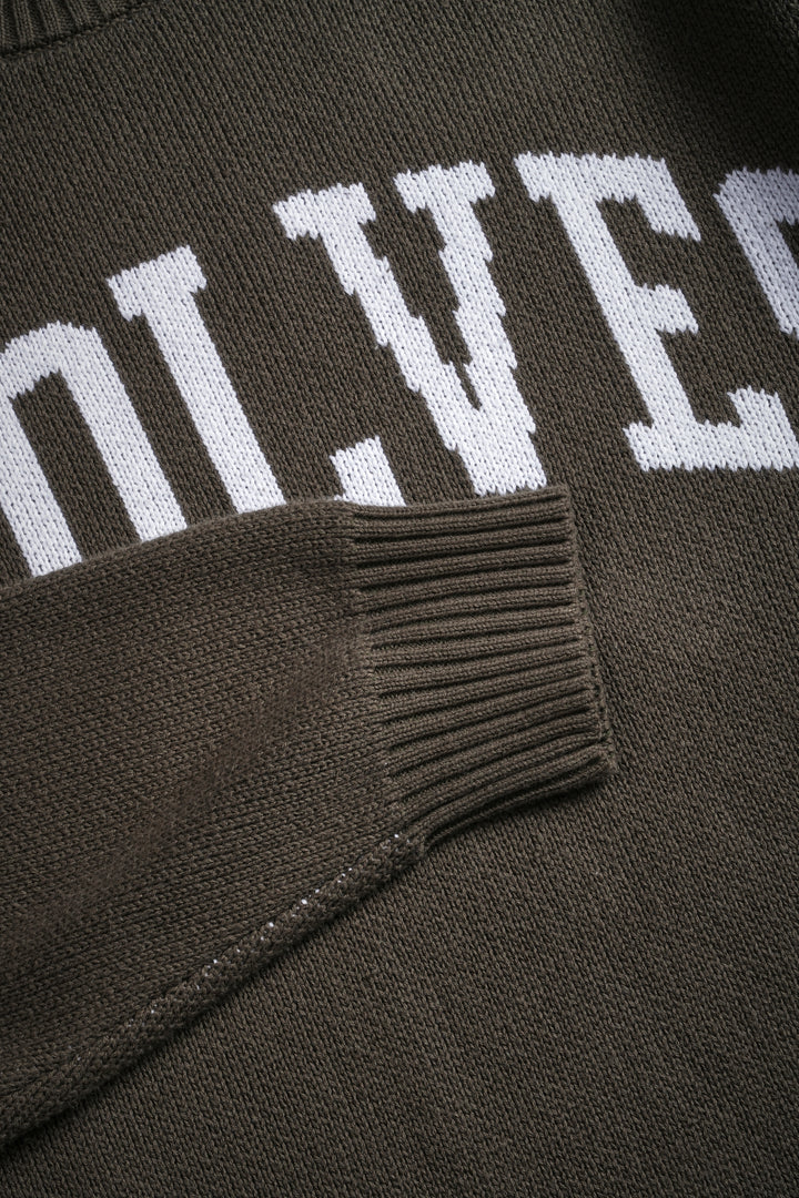 Loyalty Walsh Knit Sweater in Olive