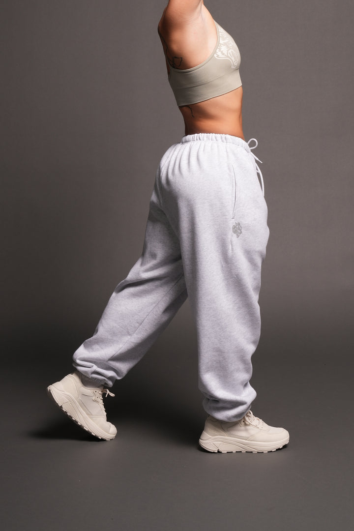 Dual Lightweight Lounger Sweat Pants In Super Light Athletic Gray