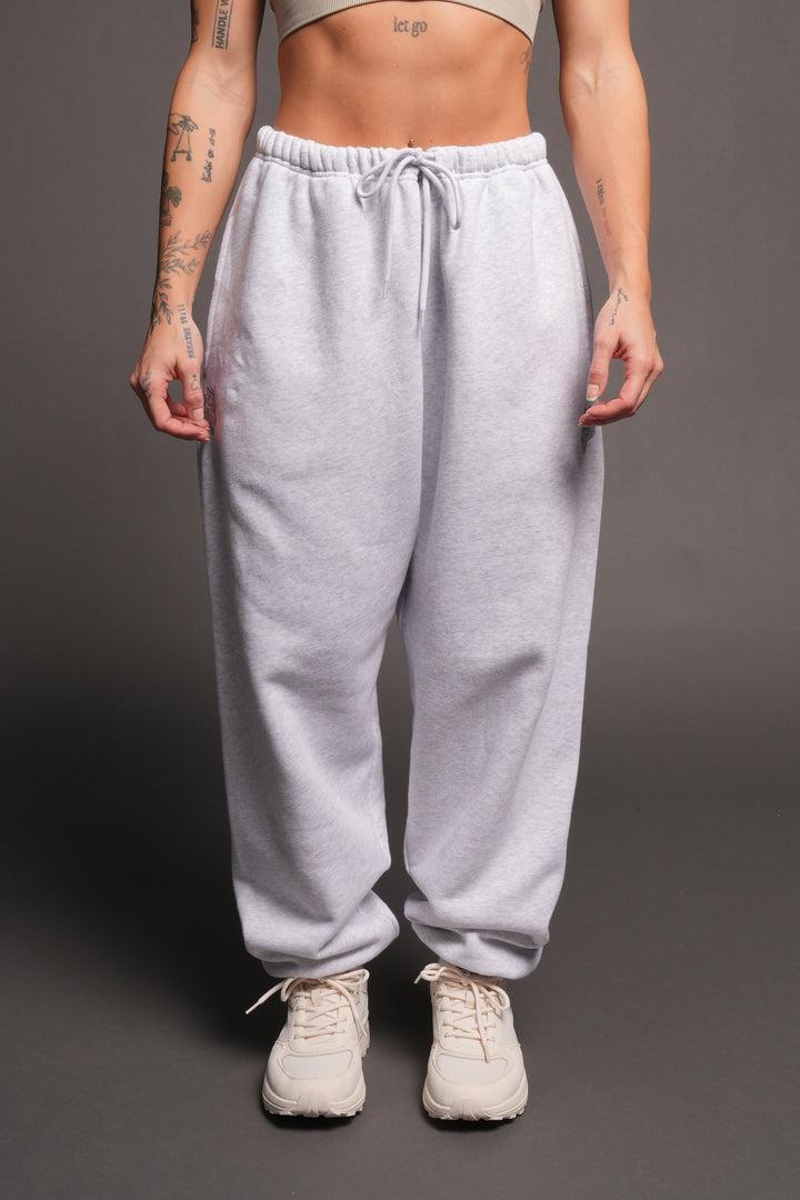 Dual Lightweight Lounger Sweat Pants In Super Light Athletic Gray