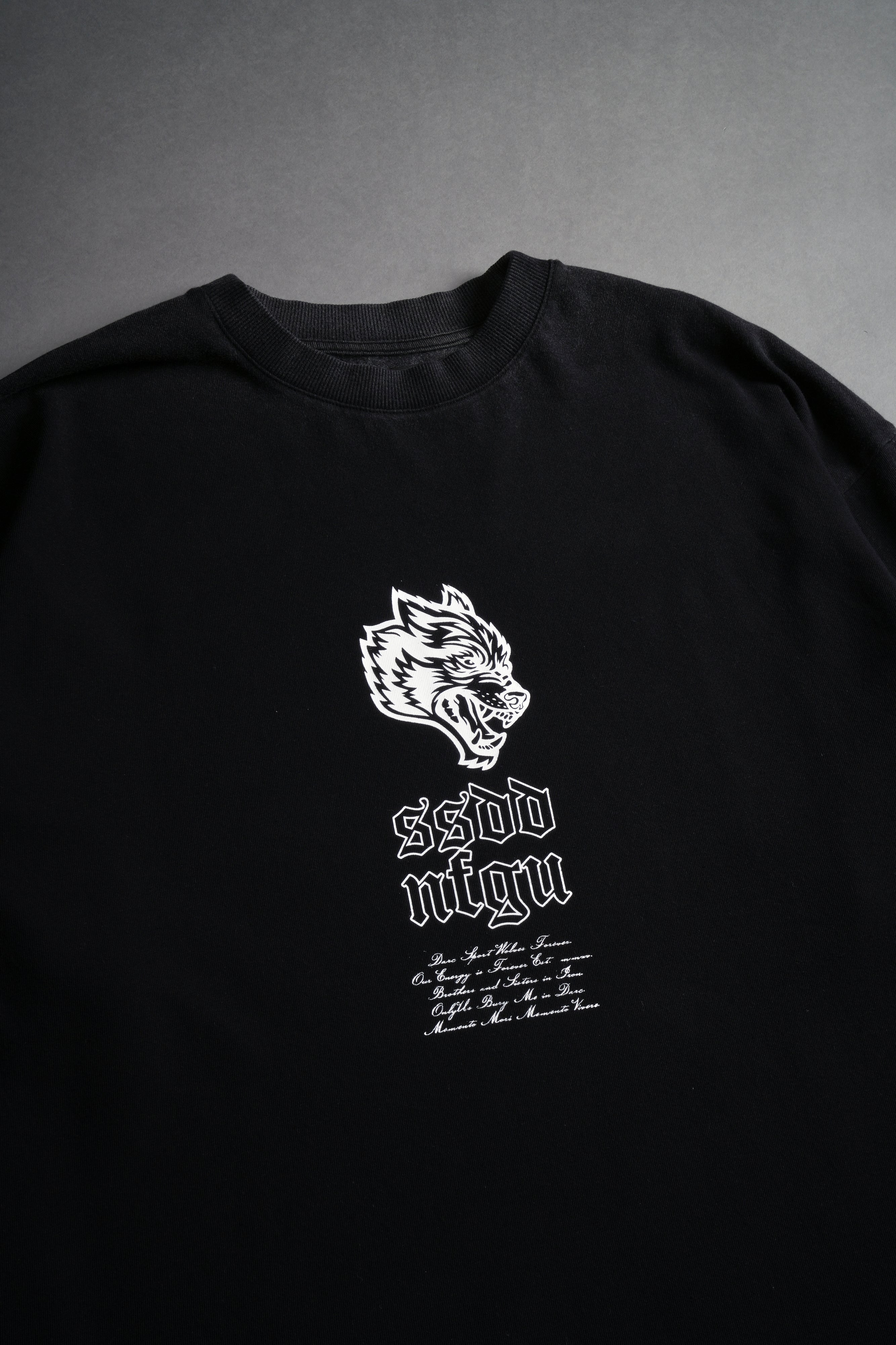 Through Hell "Premium" Oversized Tee in Black