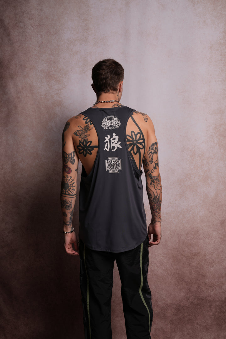 SSDD NFGU Wolves Club "Dry Wolf" Mecca Tank in Wolf Gray