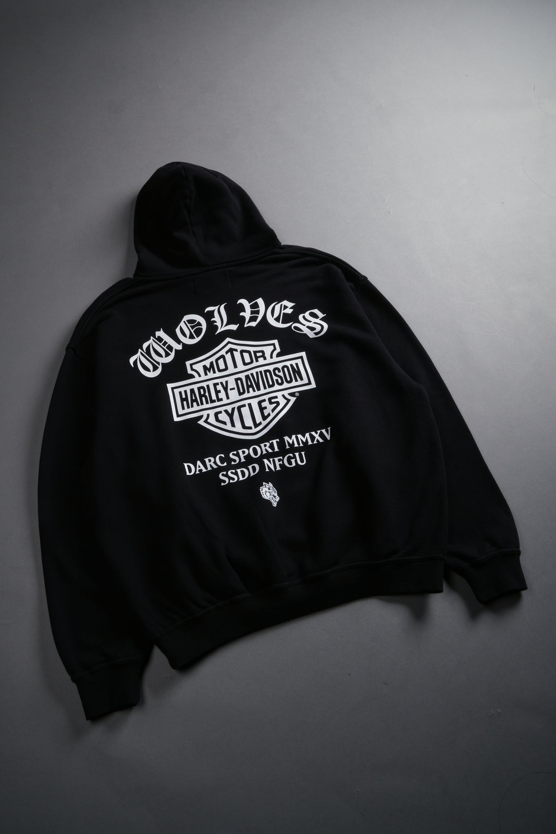 Harley-Davidson Wolves "Pierce" Hoodie in Black