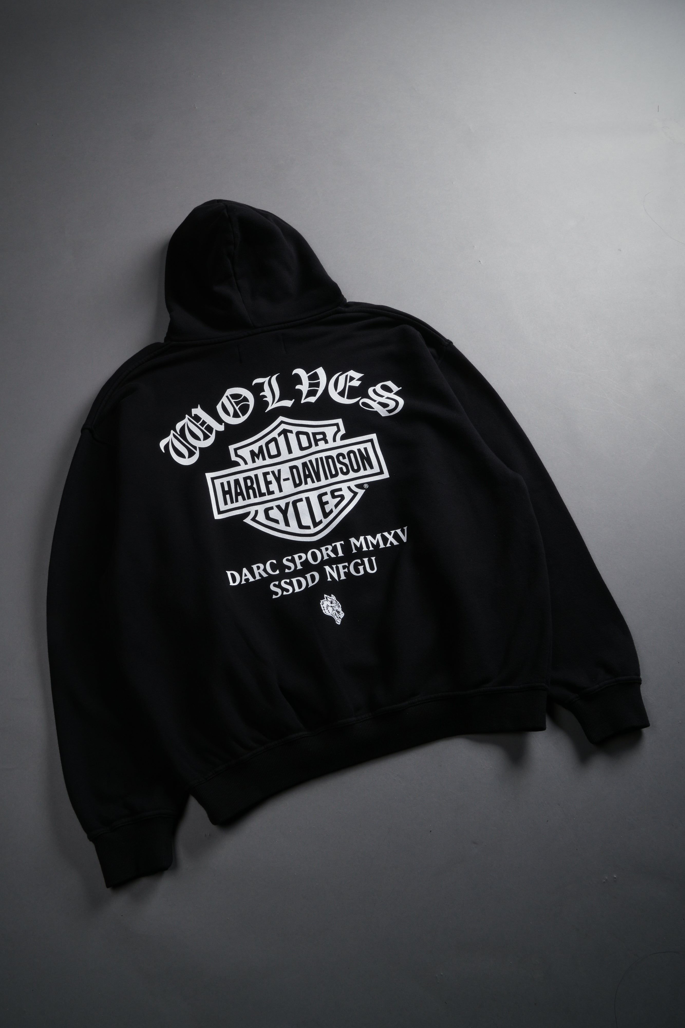 Harley-Davidson Wolves "Pierce" Hoodie in Black