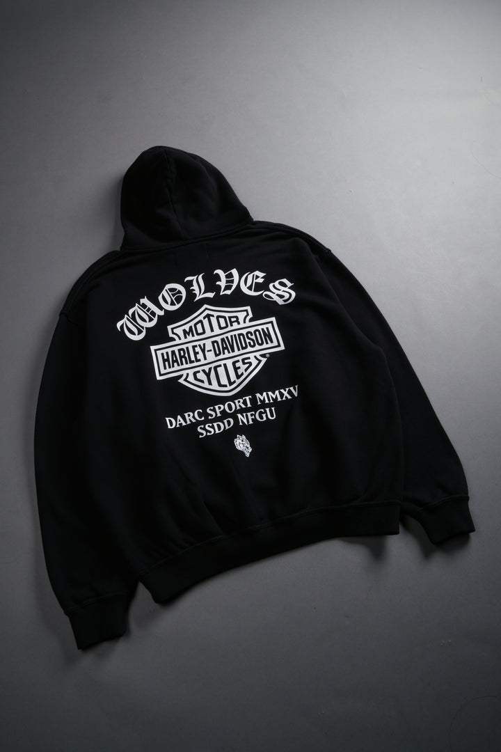 Harley-Davidson Wolves "Pierce" Hoodie in Black