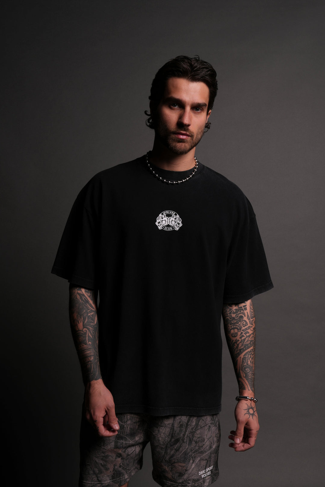 Mori "Premium" Oversized Tee in Black