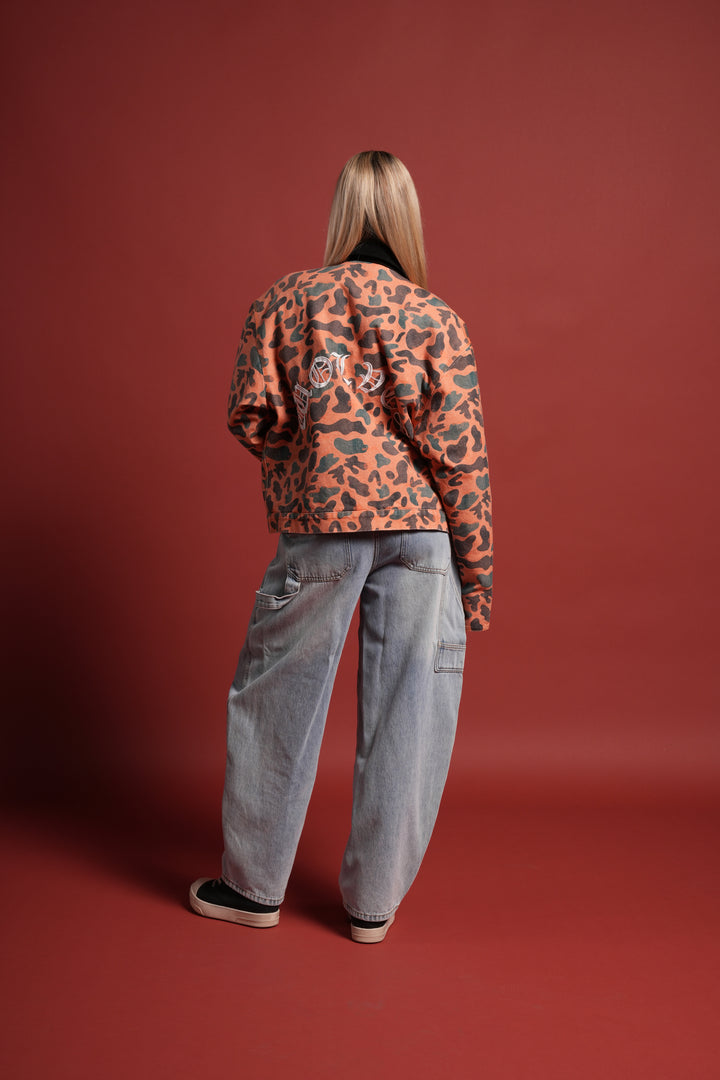 VD Chopper Earl Jacket in DSVD Orange Spot Camo