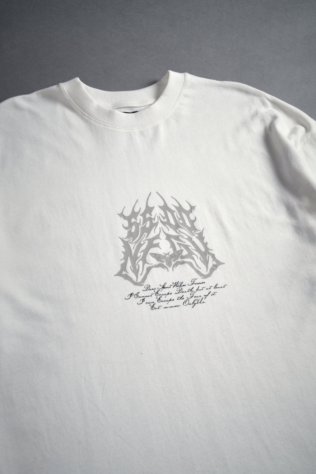 Messengers "Premium" Oversized Tee in Cream