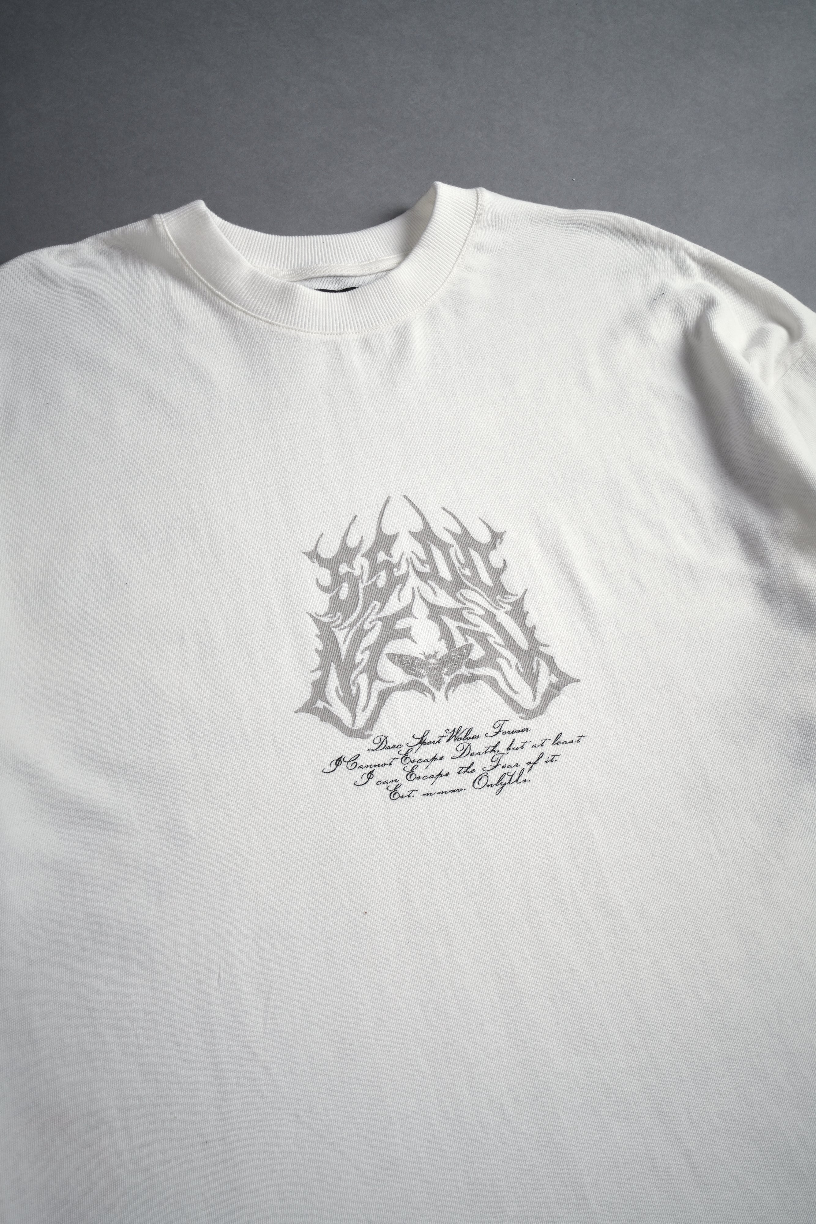 Messengers "Premium" Oversized Tee in Cream
