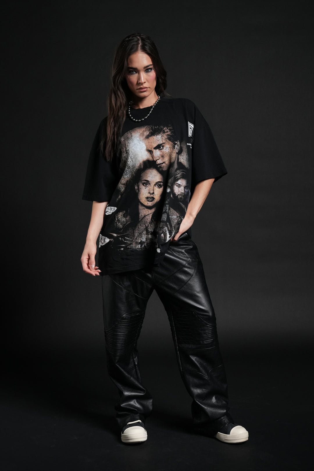 Attack Of The Clones "Side-By-Side" Series Premium Tee in Black