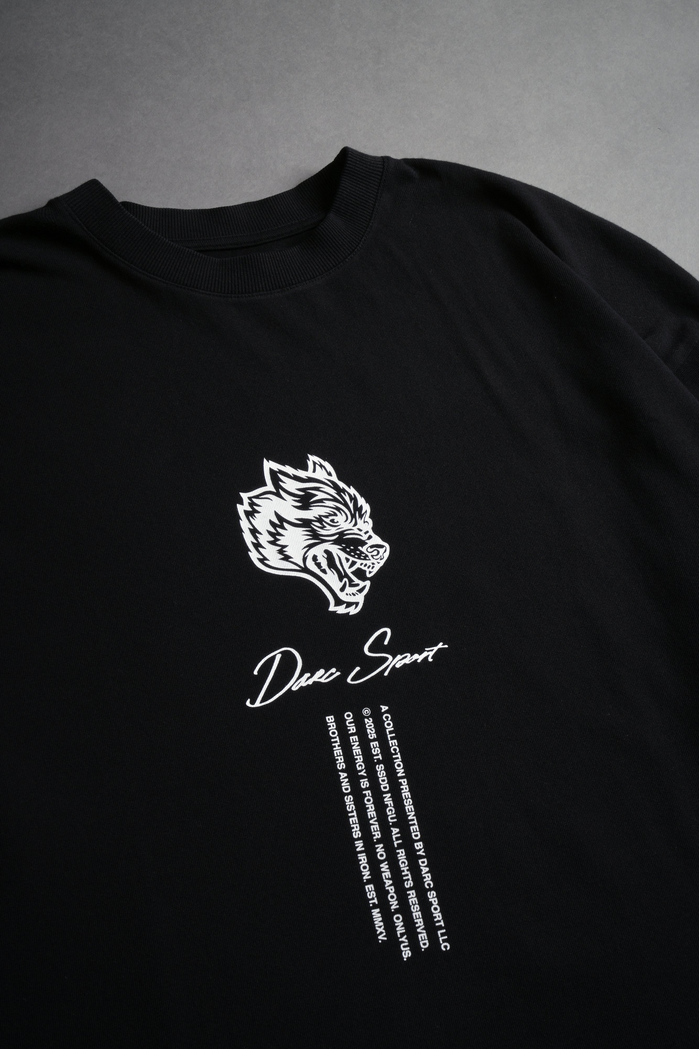 Soul Of Iron "Premium" Oversized Tee in Black