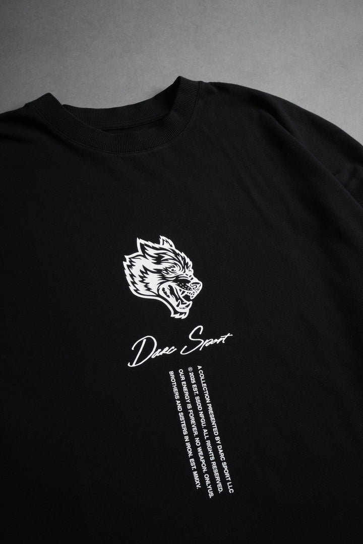 Soul Of Iron "Premium" Oversized Tee in Black