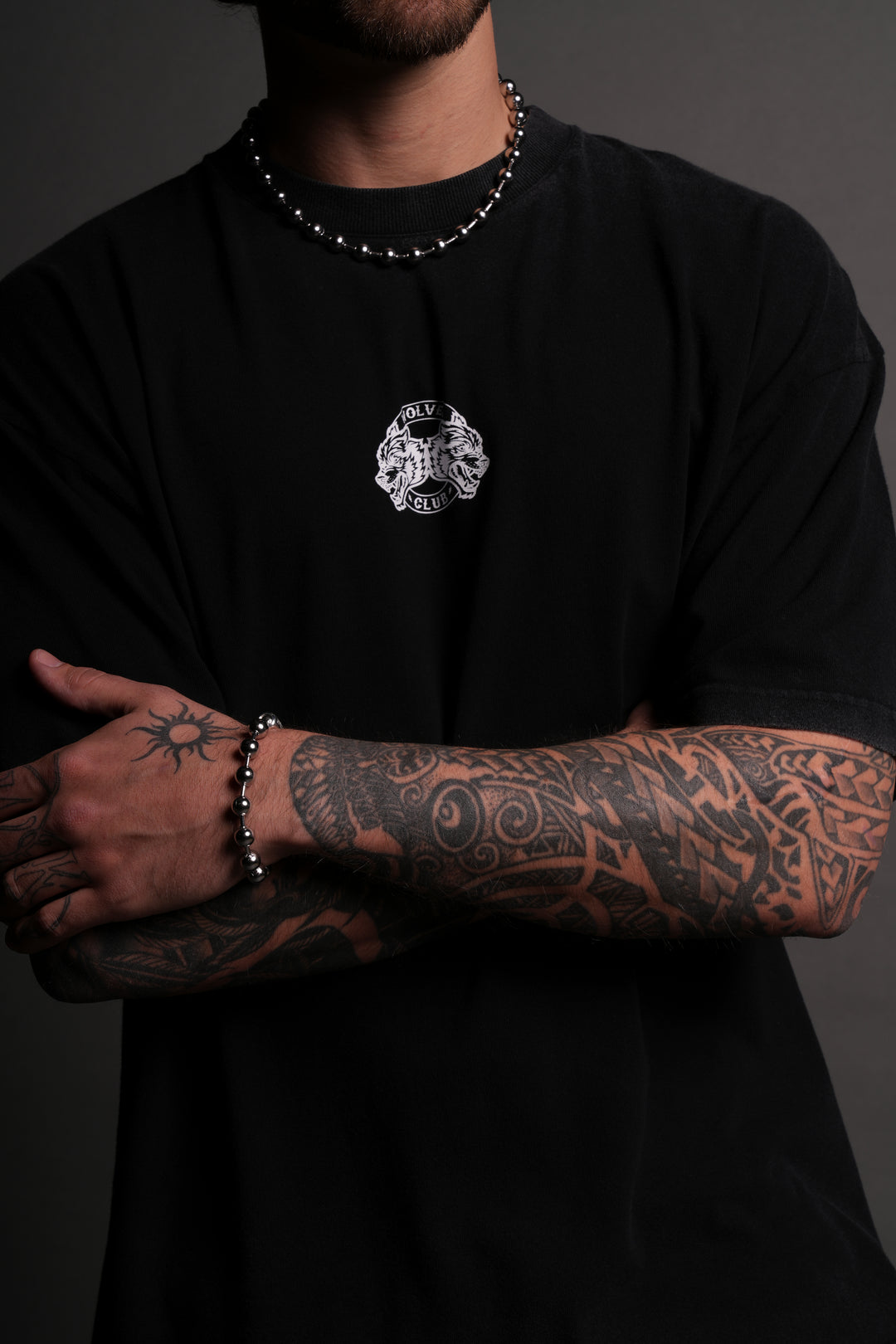 Mori "Premium" Oversized Tee in Black