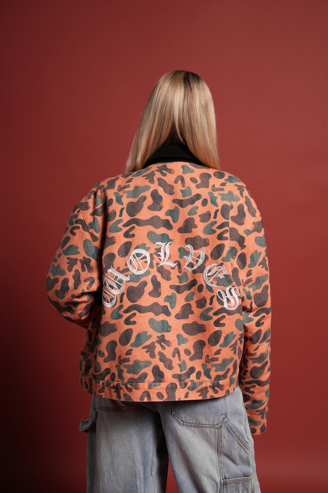 VD Chopper Earl Jacket in DSVD Orange Spot Camo