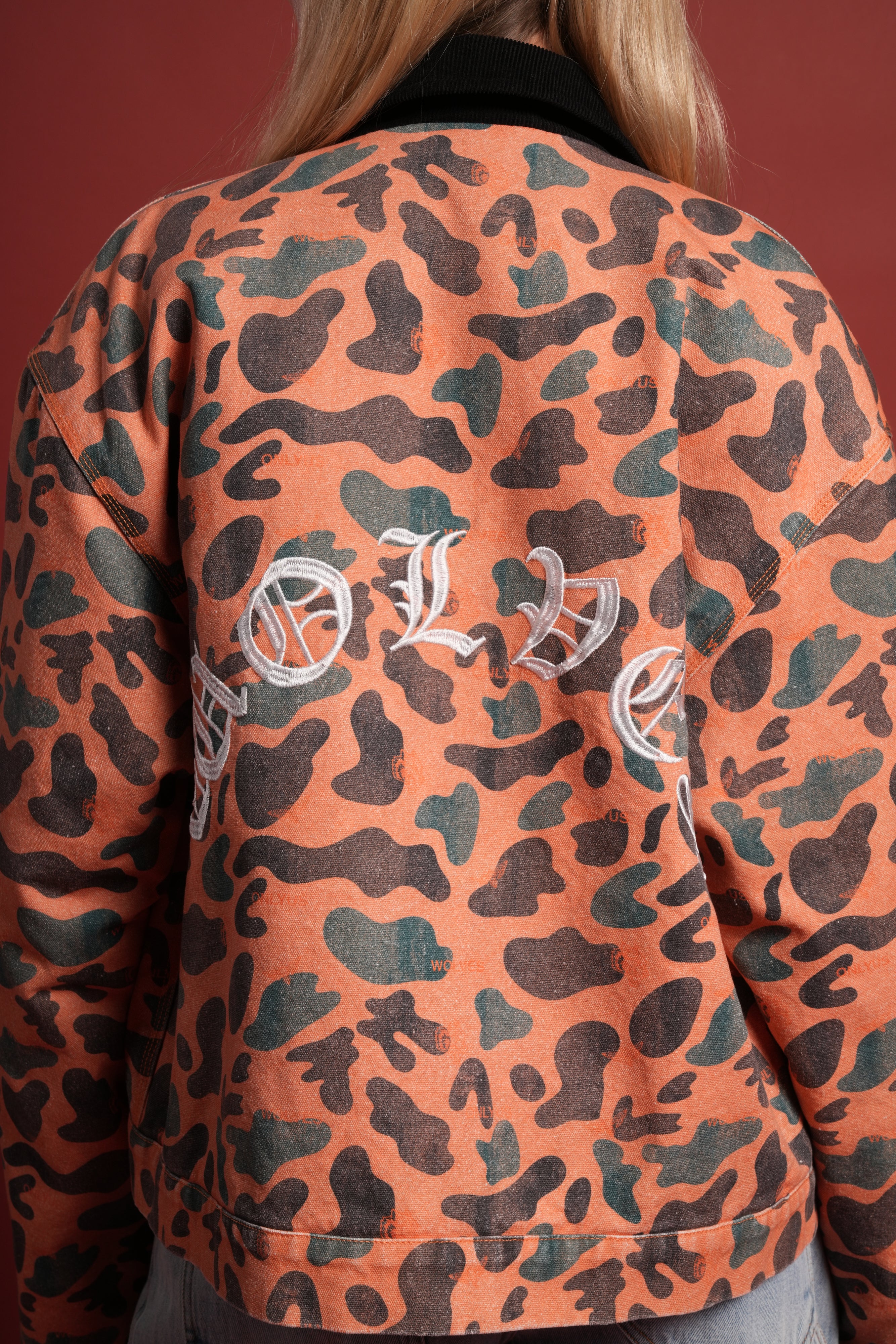 VD Chopper Earl Jacket in DSVD Orange Spot Camo