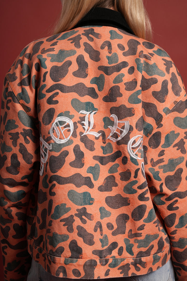 VD Chopper Earl Jacket in DSVD Orange Spot Camo