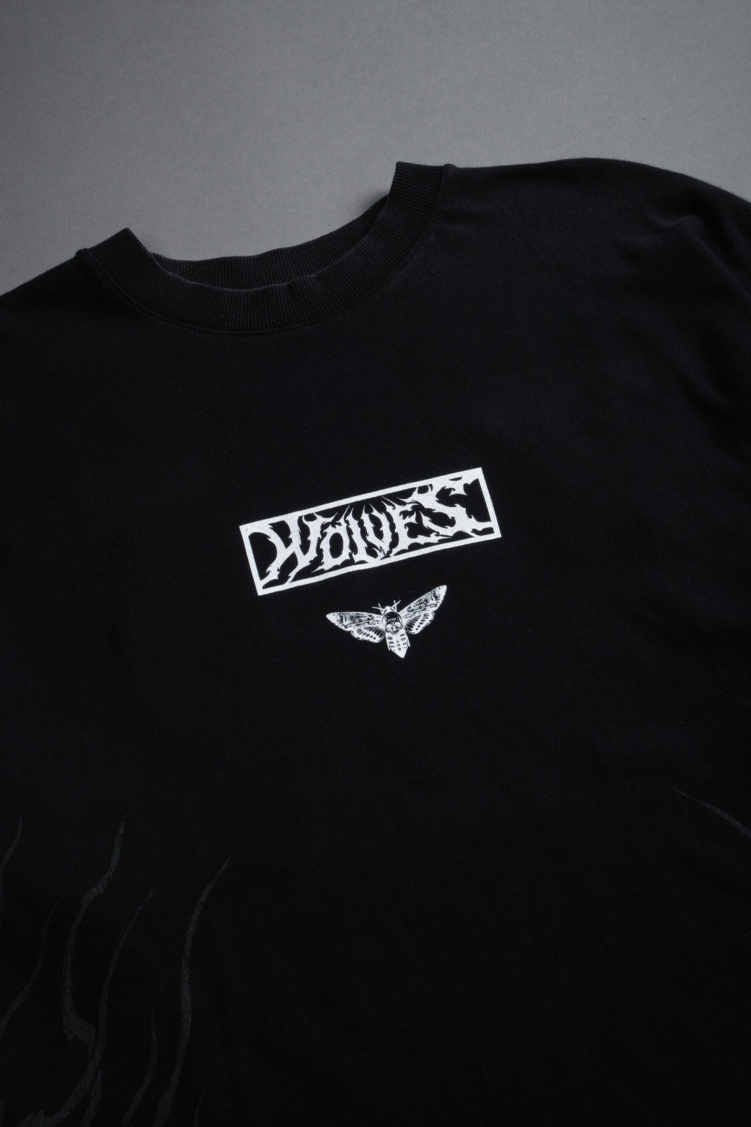 Death's-Head Premium Oversized Tee in Black
