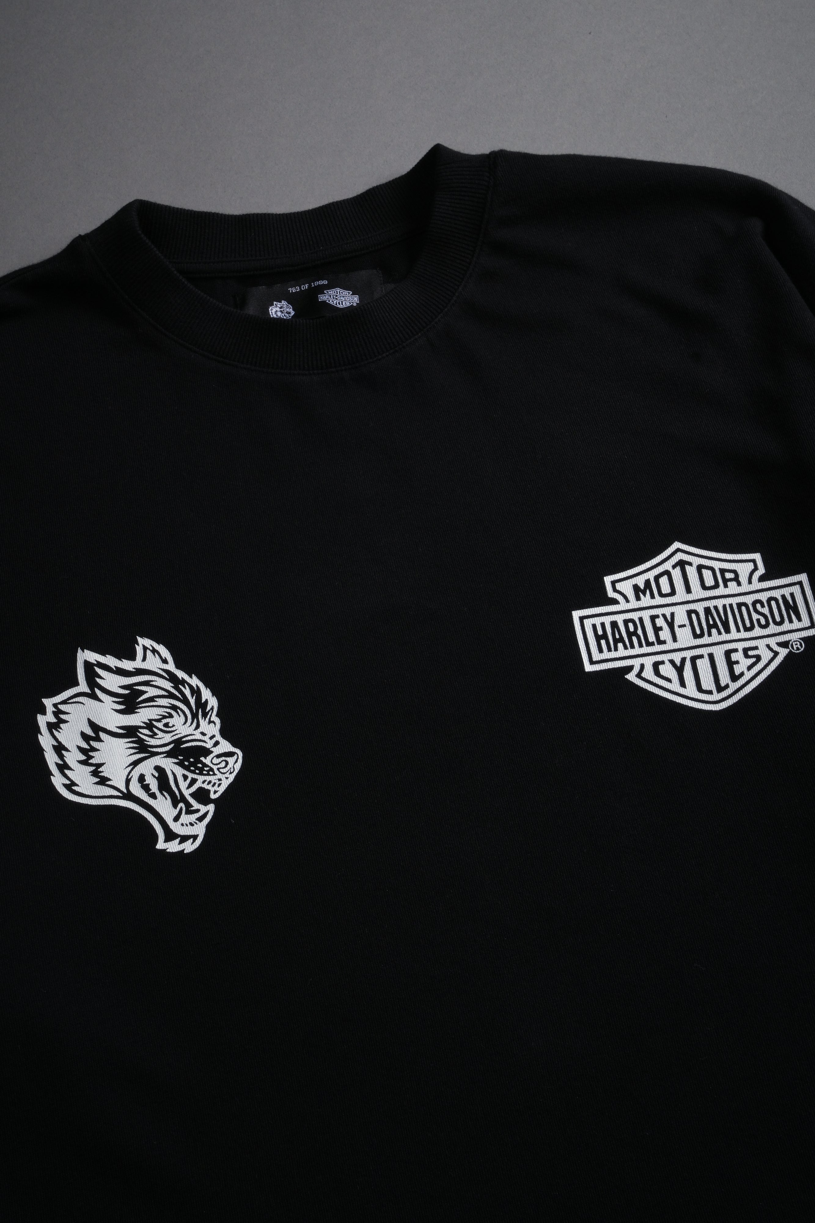 Harley-Davidson Wolves "Premium" Oversized Tee in Black
