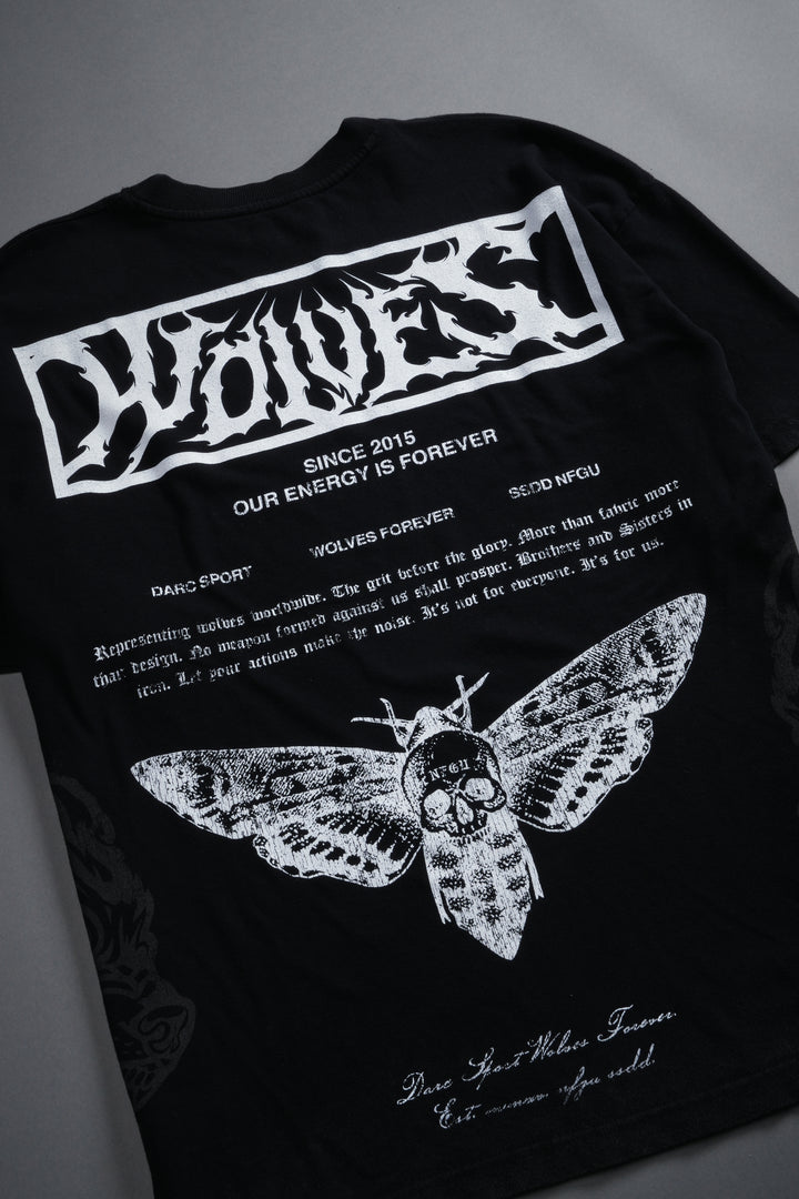Death's-Head Premium Oversized Tee in Black