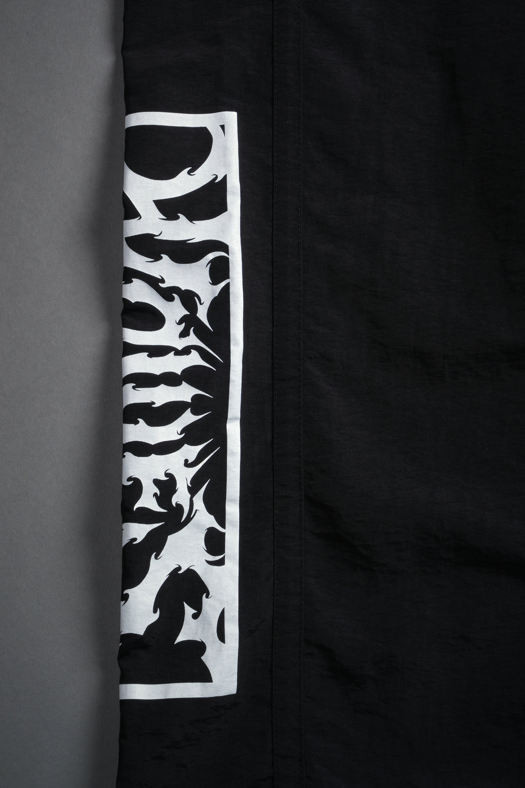 Midnight Wolves Remind Track Pants in Black/Black