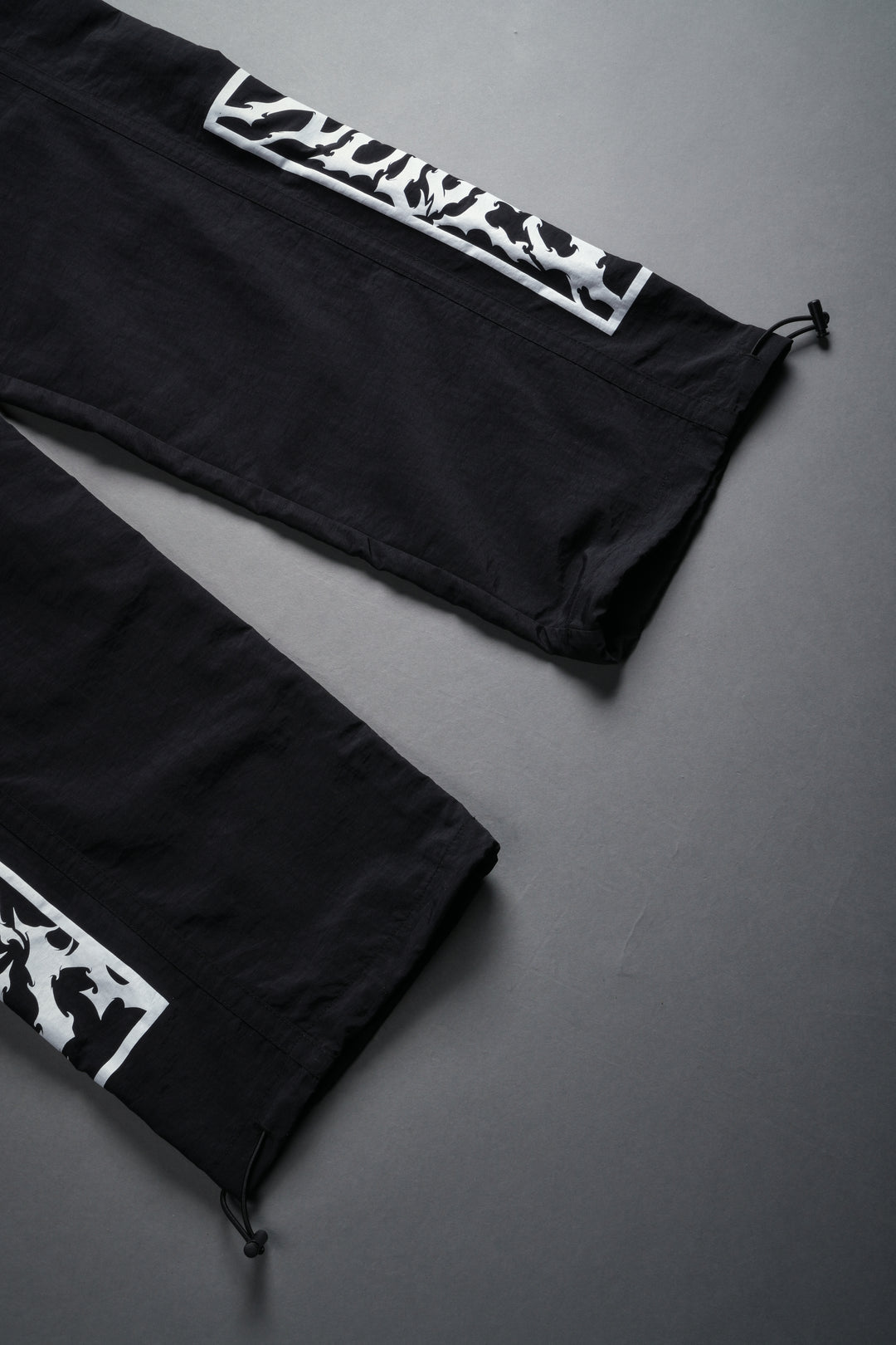 Midnight Wolves Remind Track Pants in Black/Black