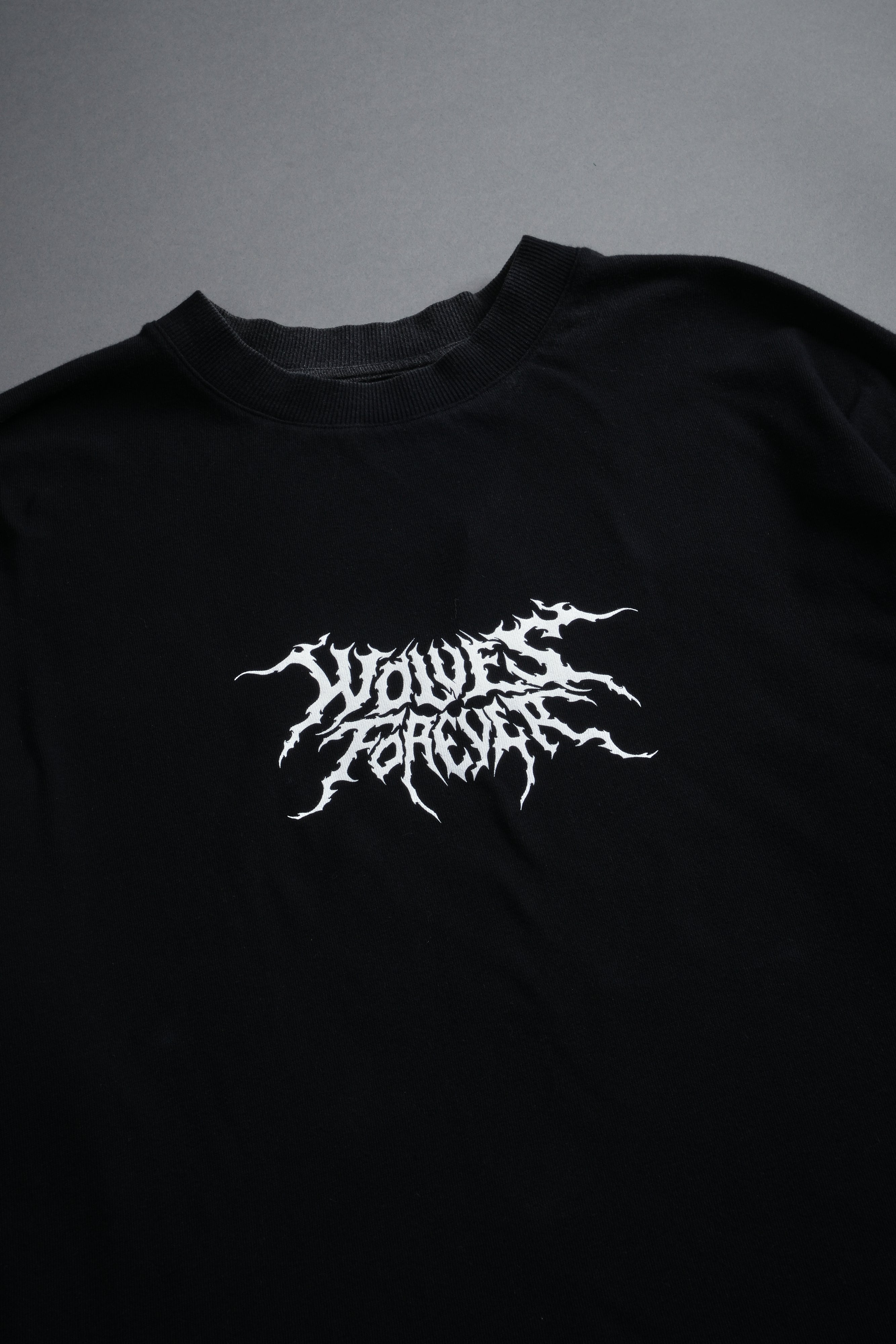 Work In Silence NFGU Premium Oversized Tee in Black