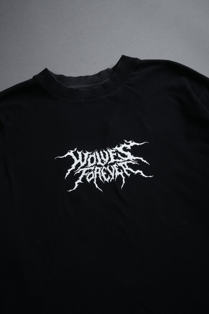 Work In Silence NFGU Premium Oversized Tee in Black