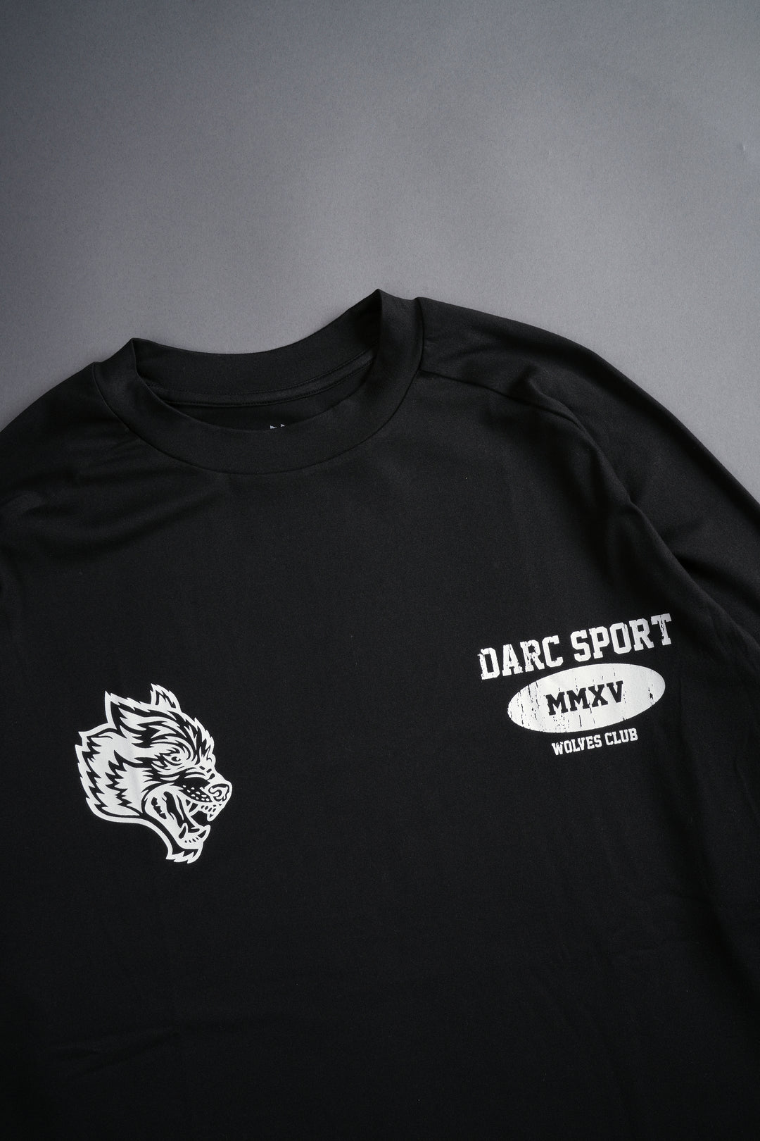 Gridiron "Dry Wolf" S/S Raglan Tee in Black