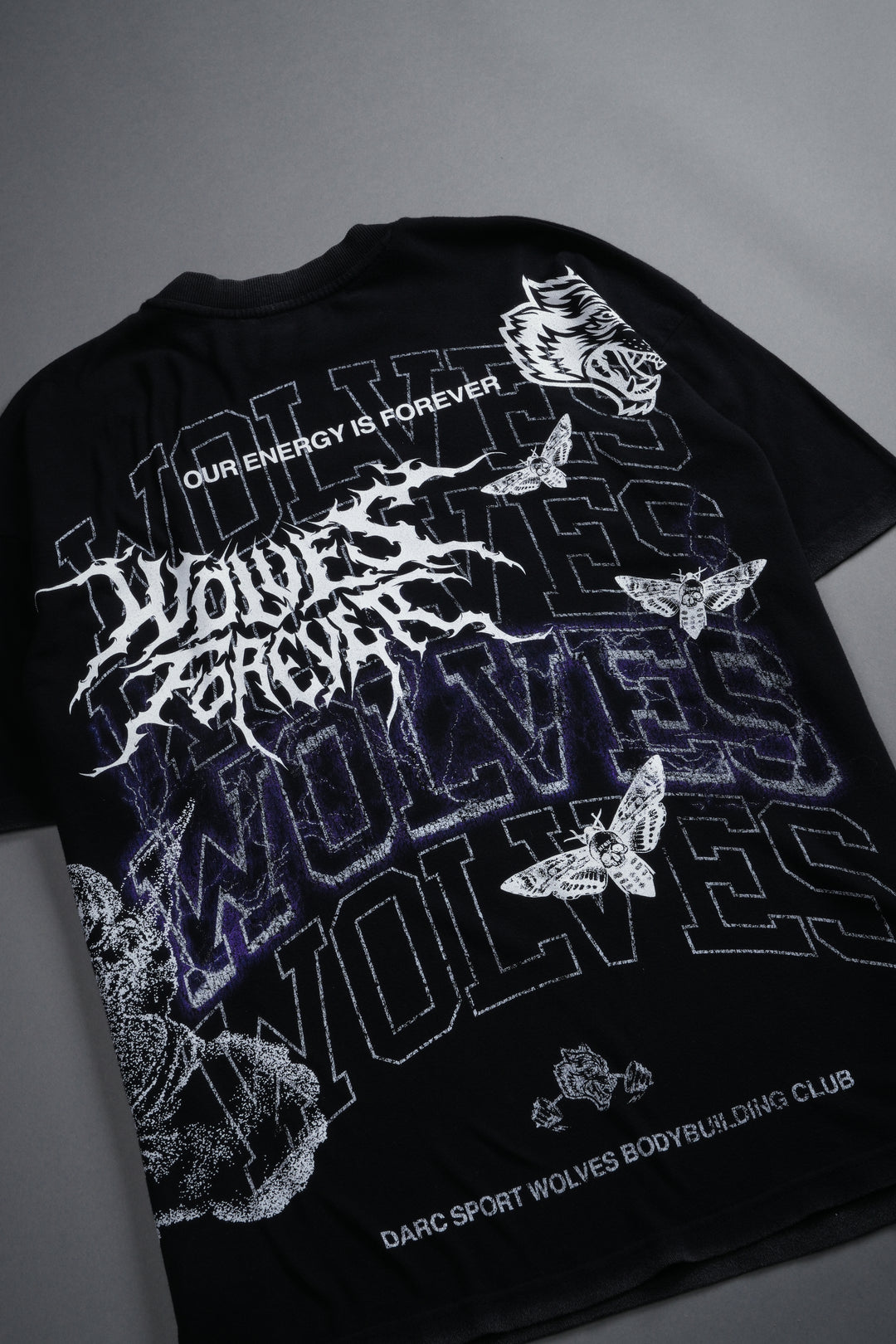 Work In Silence NFGU Premium Oversized Tee in Black