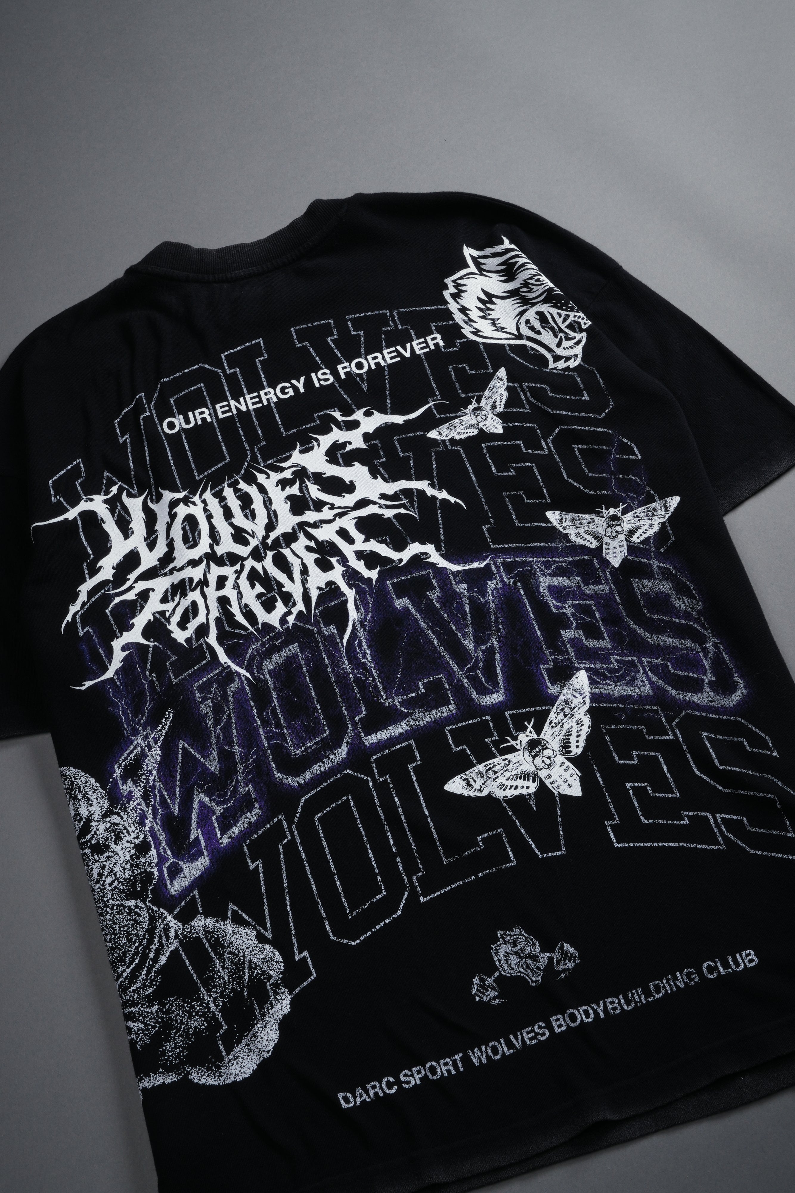 Work In Silence NFGU Premium Oversized Tee in Black