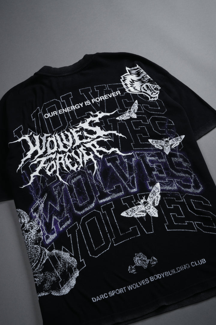 Work In Silence NFGU Premium Oversized Tee in Black